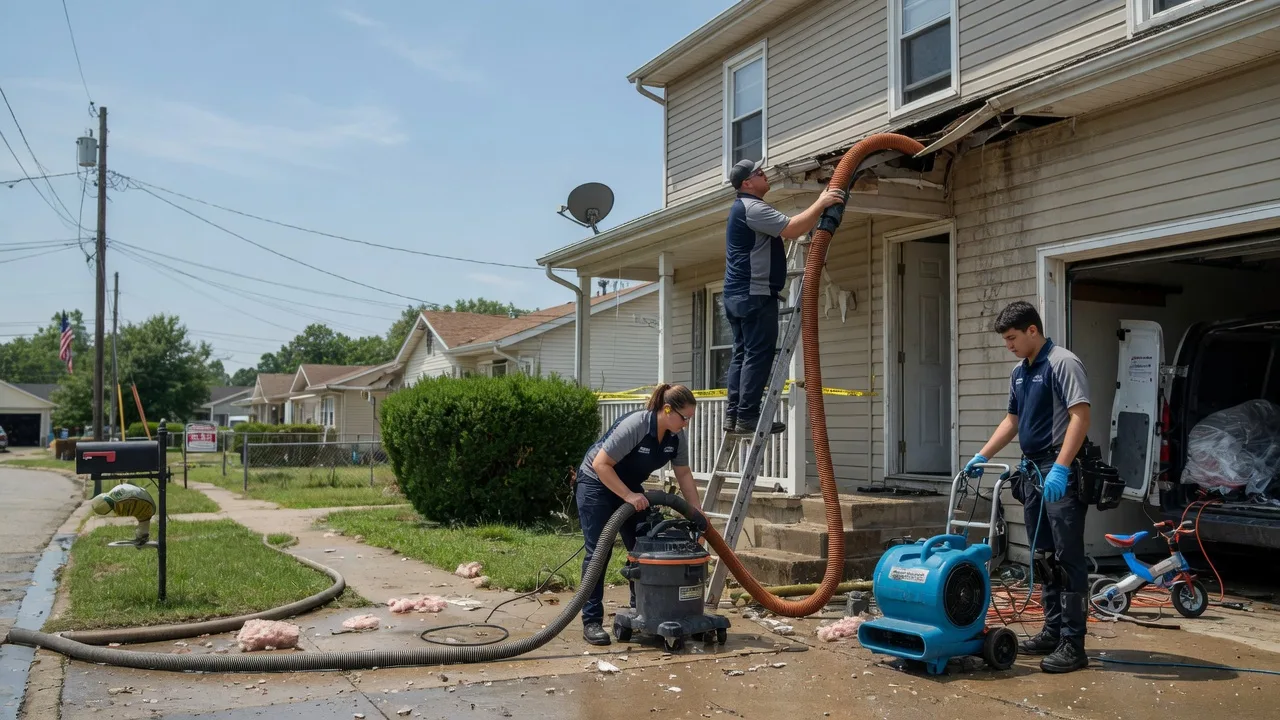 Water Damage Restoration in Benton, IL near me